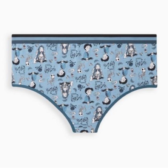 3 for $30 TORRID NWT Corpse Bride Cotton Mid-Rise Cheeky Panty 4X 0302 - Picture 2 of 5
